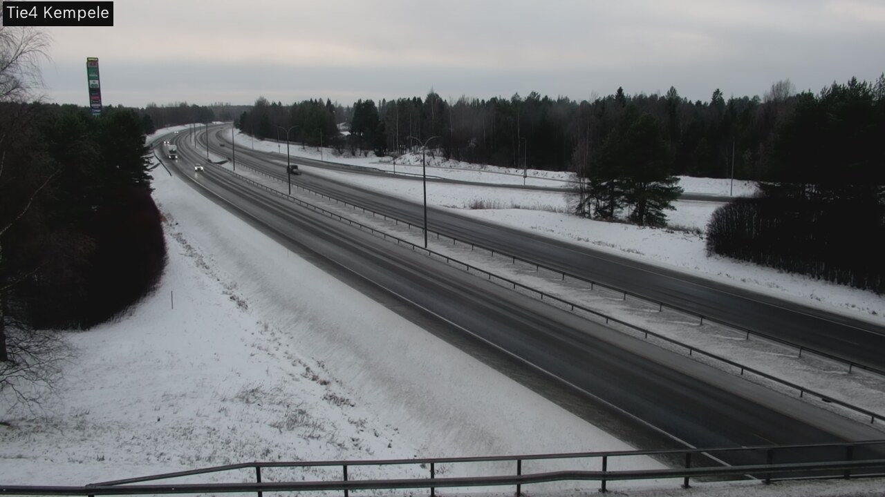 Weather Camera Image Väg 4 Kempele, Zeppelin, Kempele, Pohjois-Pohjanmaa