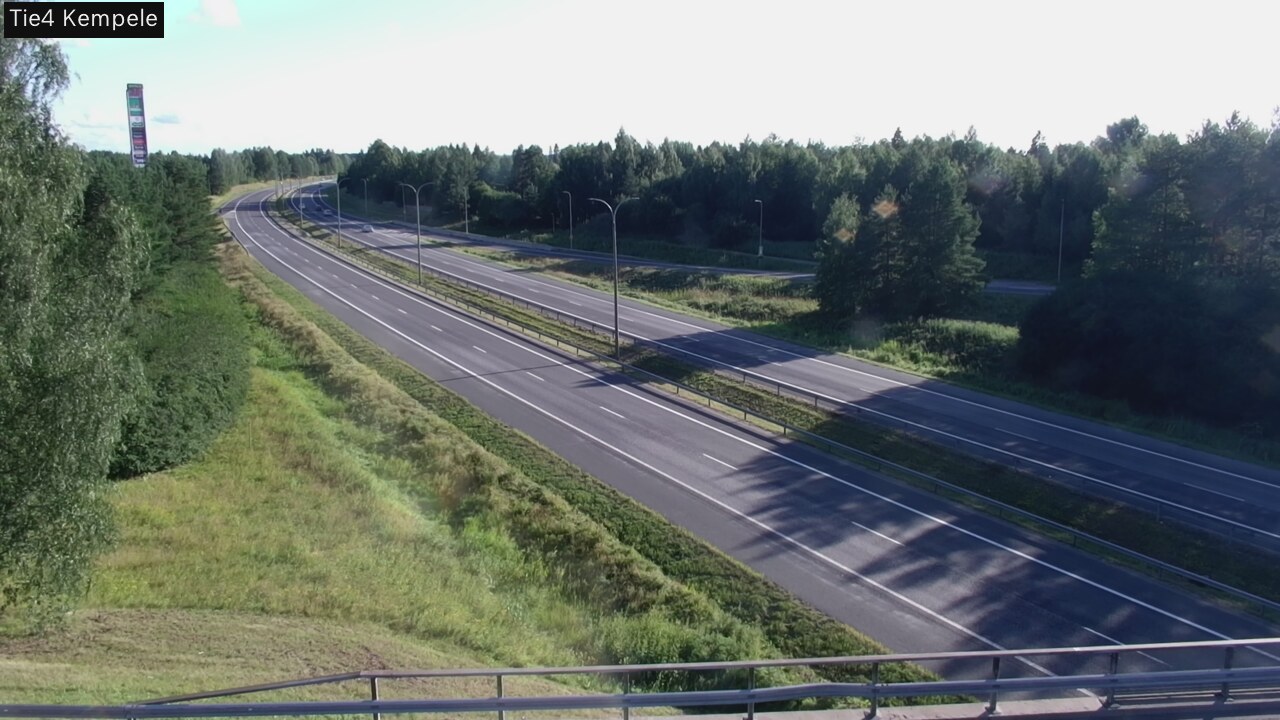 Weather Camera Image Väg 4 Kempele, Zeppelin, Kempele, Pohjois-Pohjanmaa