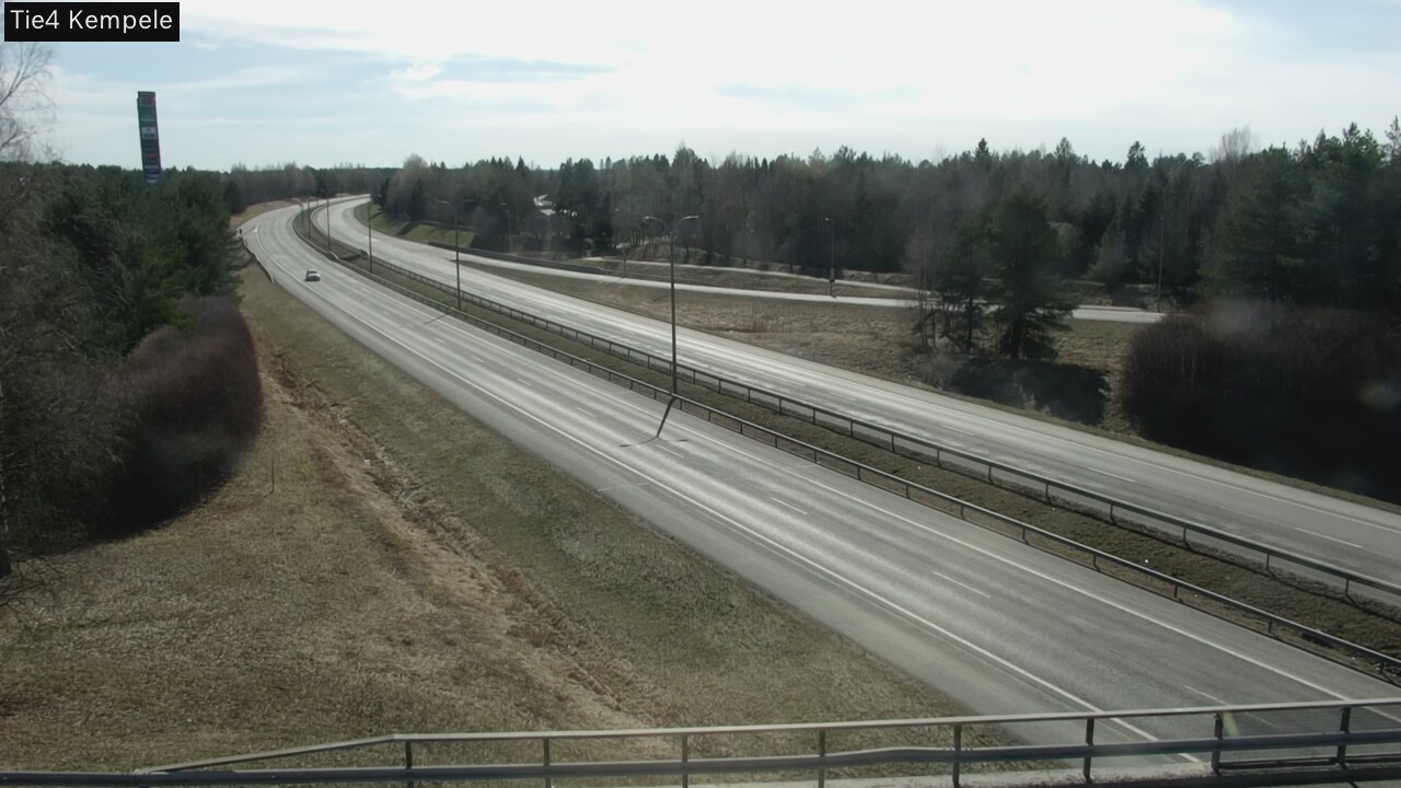 Weather Camera Image Väg 4 Kempele, Zeppelin, Kempele, Pohjois-Pohjanmaa