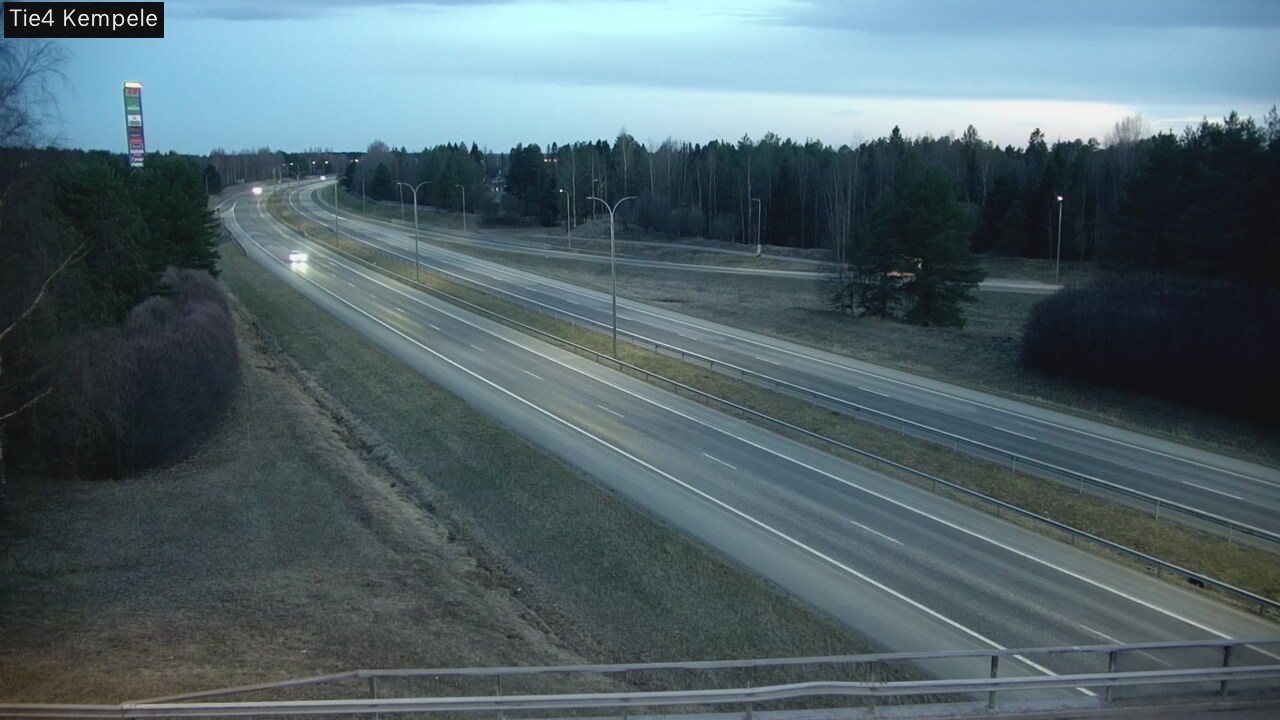 Weather Camera Image Väg 4 Kempele, Zeppelin, Kempele, Pohjois-Pohjanmaa