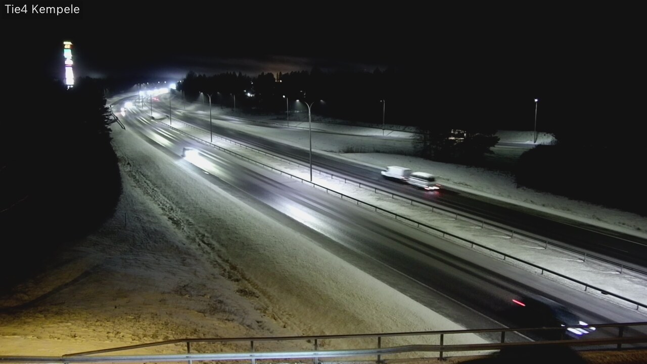 Weather Camera Image Väg 4 Kempele, Zeppelin, Kempele, Pohjois-Pohjanmaa