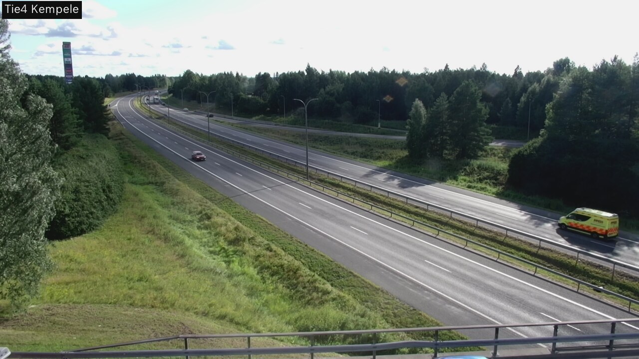 Weather Camera Image Väg 4 Kempele, Zeppelin, Kempele, Pohjois-Pohjanmaa