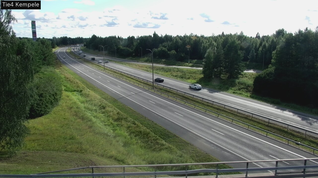 Weather Camera Image Väg 4 Kempele, Zeppelin, Kempele, Pohjois-Pohjanmaa