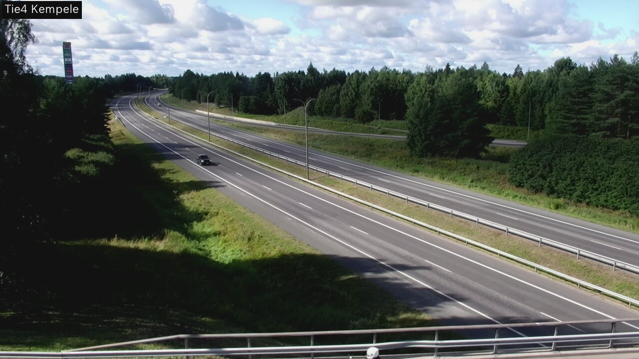 Weather Camera Image Väg 4 Kempele, Zeppelin, Kempele, Pohjois-Pohjanmaa