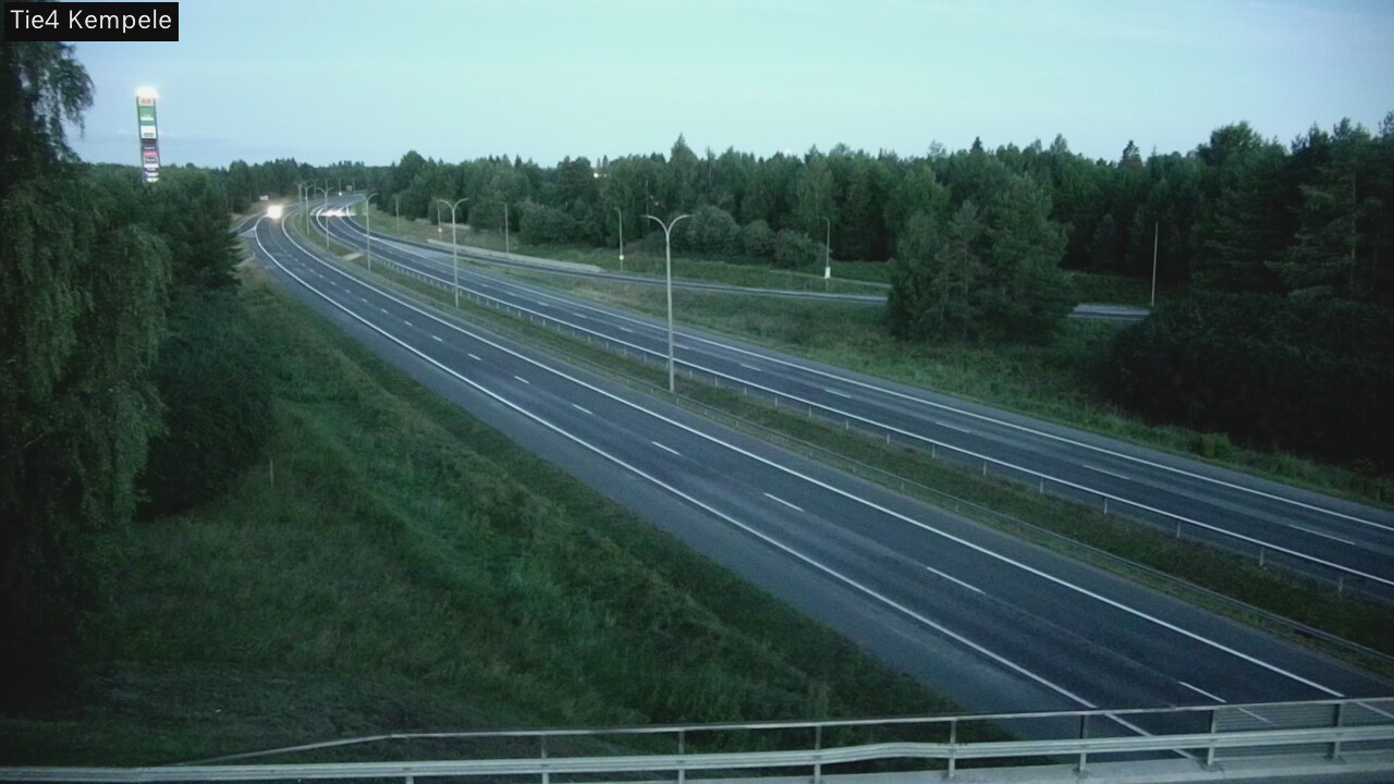 Weather Camera Image Väg 4 Kempele, Zeppelin, Kempele, Pohjois-Pohjanmaa