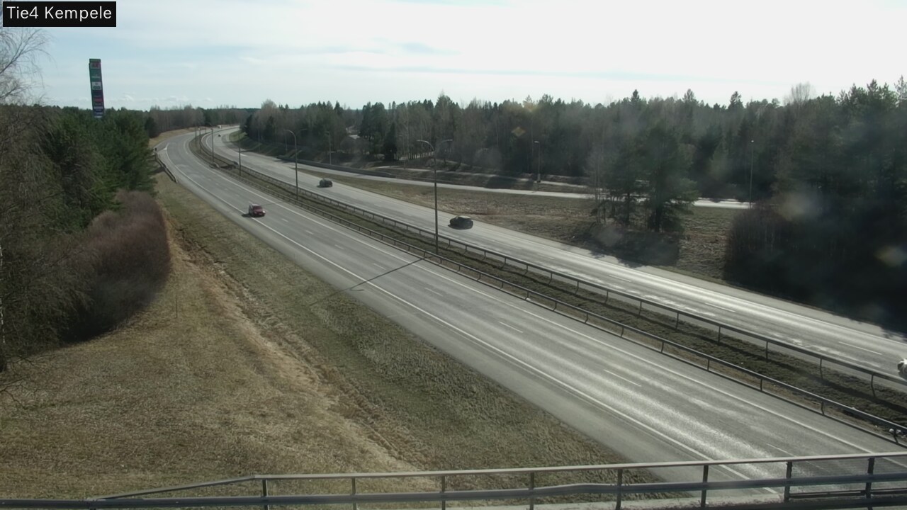Weather Camera Image Väg 4 Kempele, Zeppelin, Kempele, Pohjois-Pohjanmaa