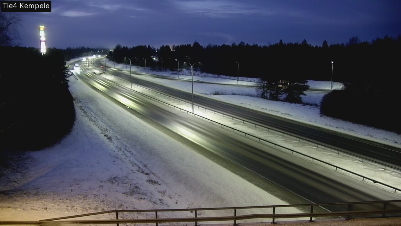 Weather Camera Image Väg 4 Kempele, Zeppelin, Kempele, Pohjois-Pohjanmaa