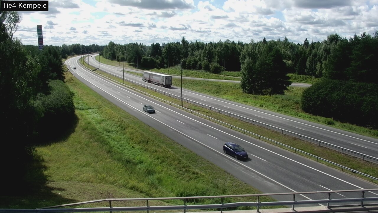 Weather Camera Image Väg 4 Kempele, Zeppelin, Kempele, Pohjois-Pohjanmaa