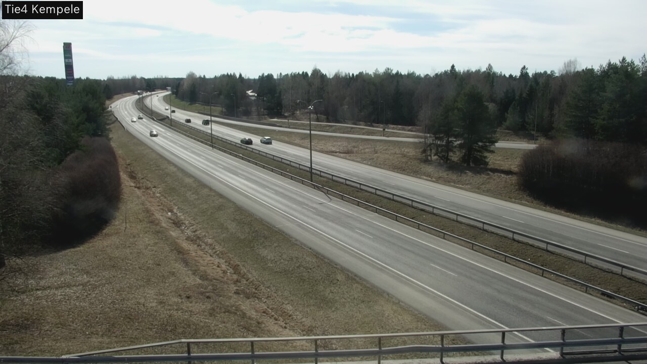 Weather Camera Image Väg 4 Kempele, Zeppelin, Kempele, Pohjois-Pohjanmaa