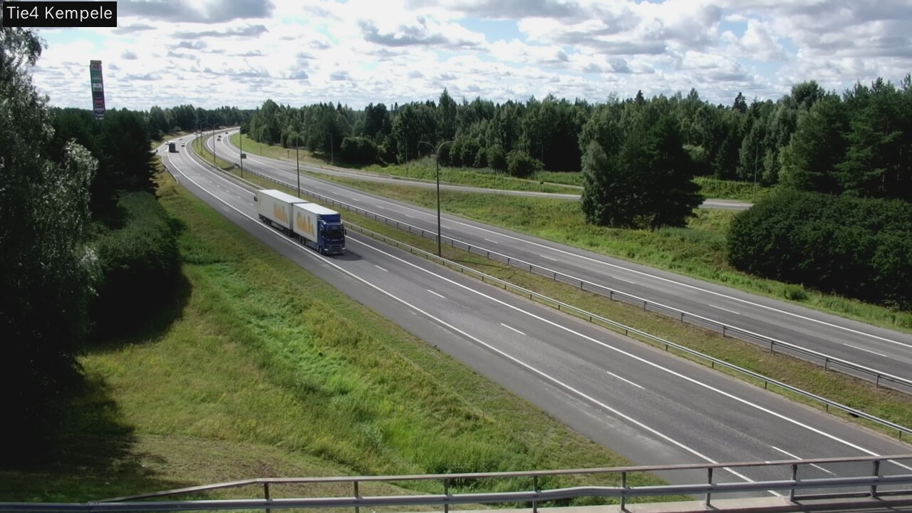 Weather Camera Image Väg 4 Kempele, Zeppelin, Kempele, Pohjois-Pohjanmaa