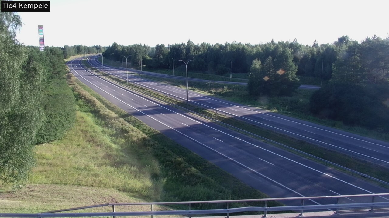 Weather Camera Image Väg 4 Kempele, Zeppelin, Kempele, Pohjois-Pohjanmaa