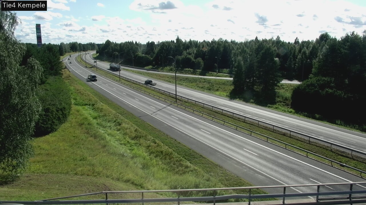 Weather Camera Image Väg 4 Kempele, Zeppelin, Kempele, Pohjois-Pohjanmaa
