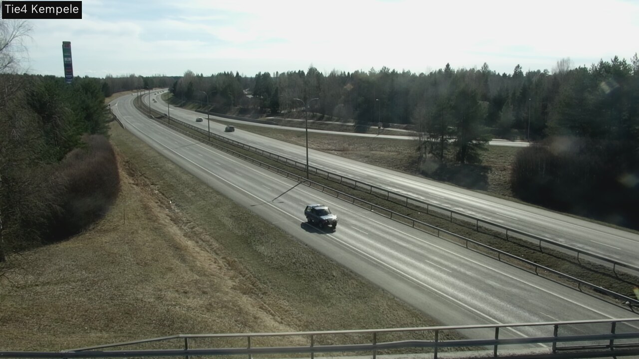 Weather Camera Image Väg 4 Kempele, Zeppelin, Kempele, Pohjois-Pohjanmaa