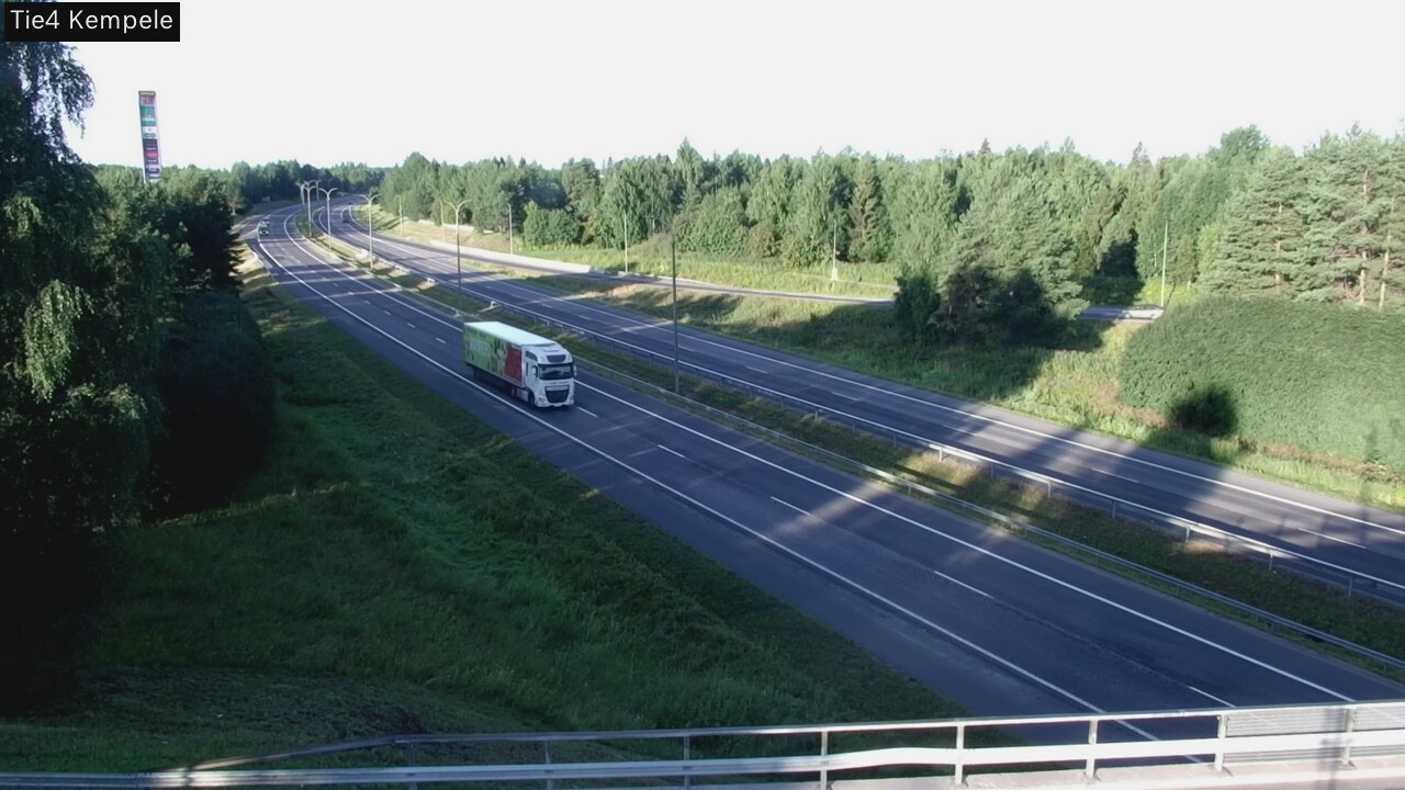 Weather Camera Image Väg 4 Kempele, Zeppelin, Kempele, Pohjois-Pohjanmaa
