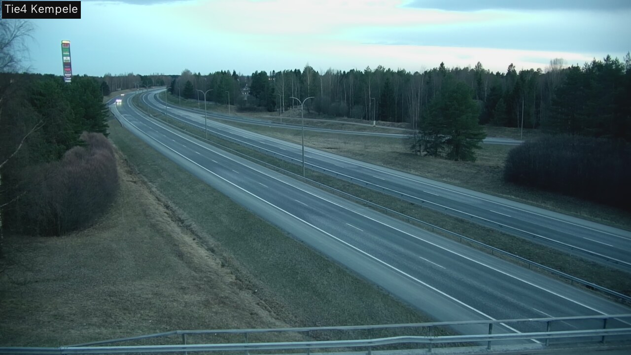 Weather Camera Image Väg 4 Kempele, Zeppelin, Kempele, Pohjois-Pohjanmaa
