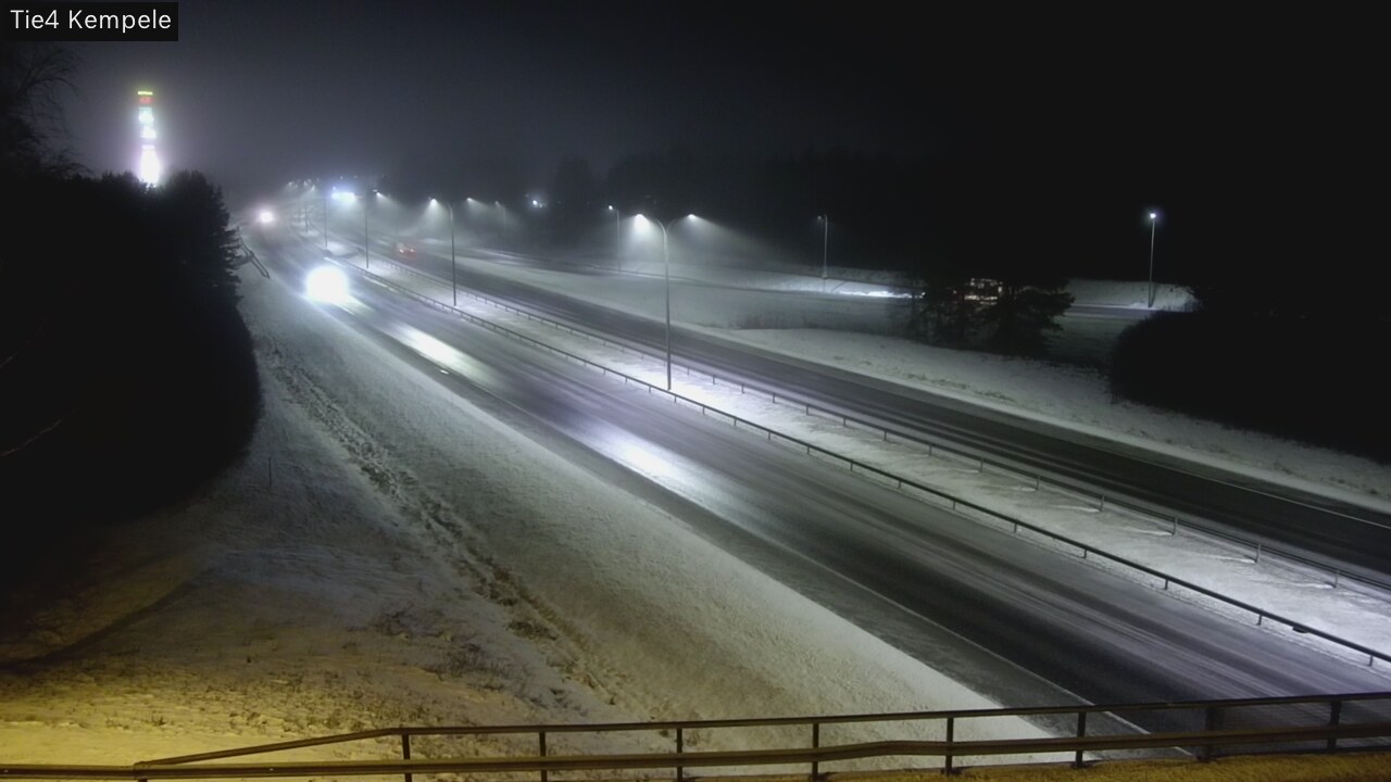 Weather Camera Image Väg 4 Kempele, Zeppelin, Kempele, Pohjois-Pohjanmaa