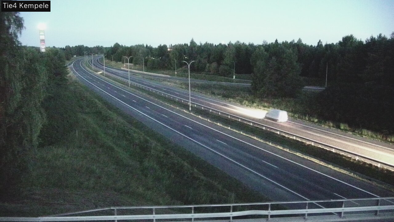 Weather Camera Image Väg 4 Kempele, Zeppelin, Kempele, Pohjois-Pohjanmaa