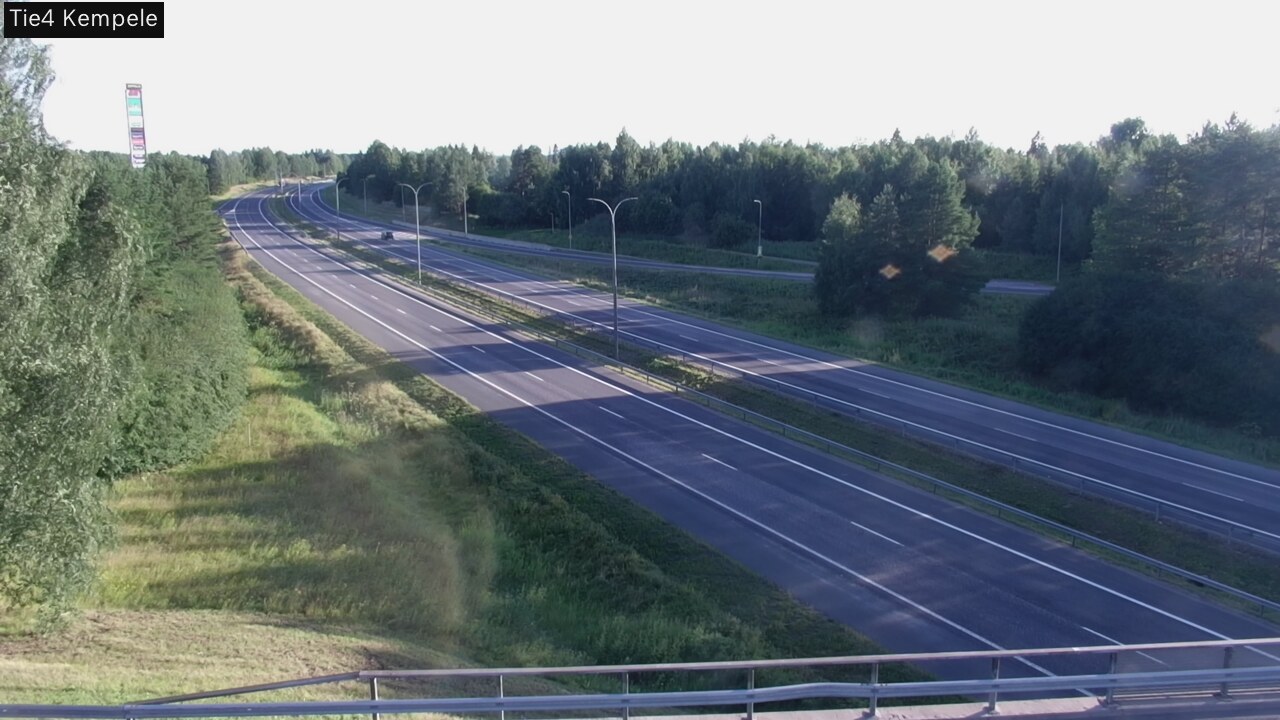 Weather Camera Image Väg 4 Kempele, Zeppelin, Kempele, Pohjois-Pohjanmaa