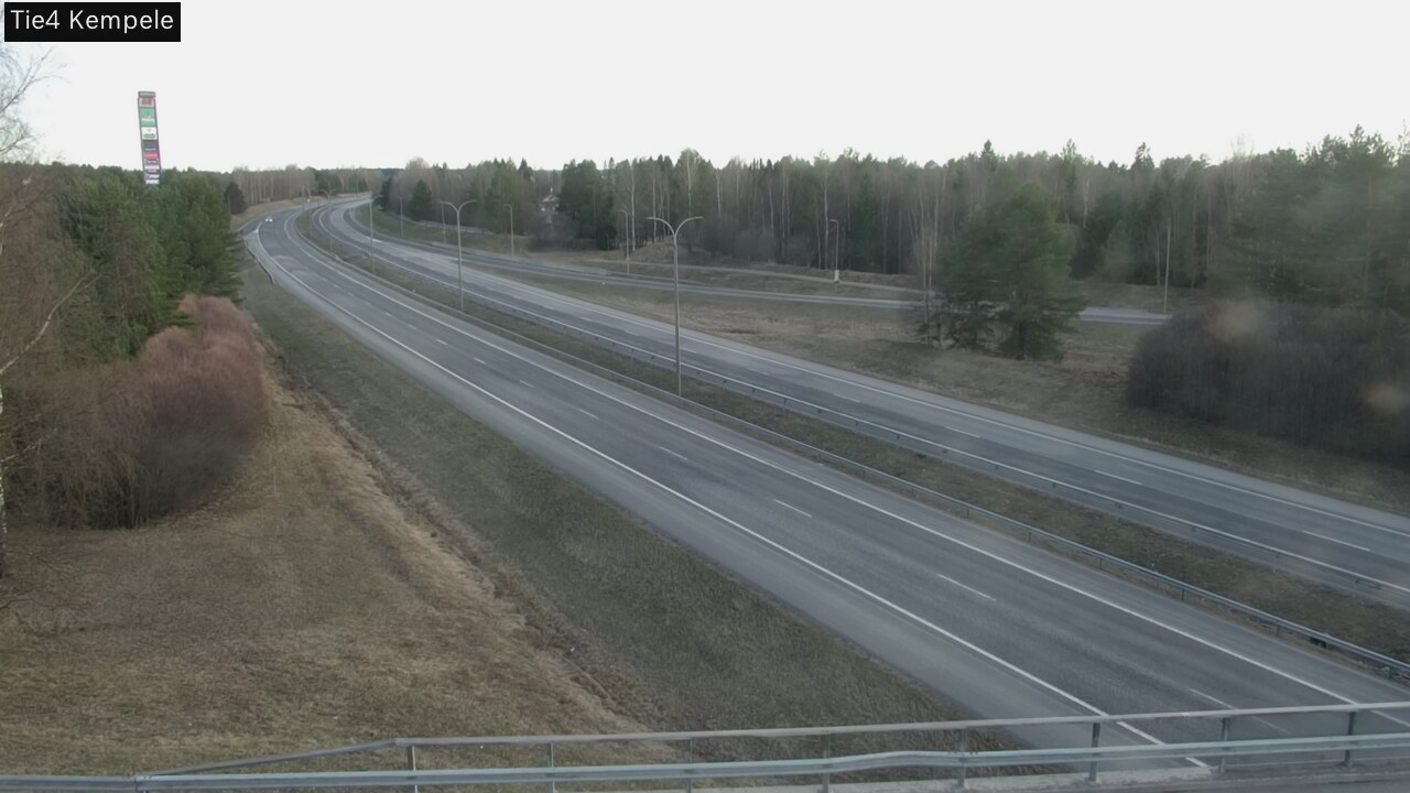 Weather Camera Image Väg 4 Kempele, Zeppelin, Kempele, Pohjois-Pohjanmaa