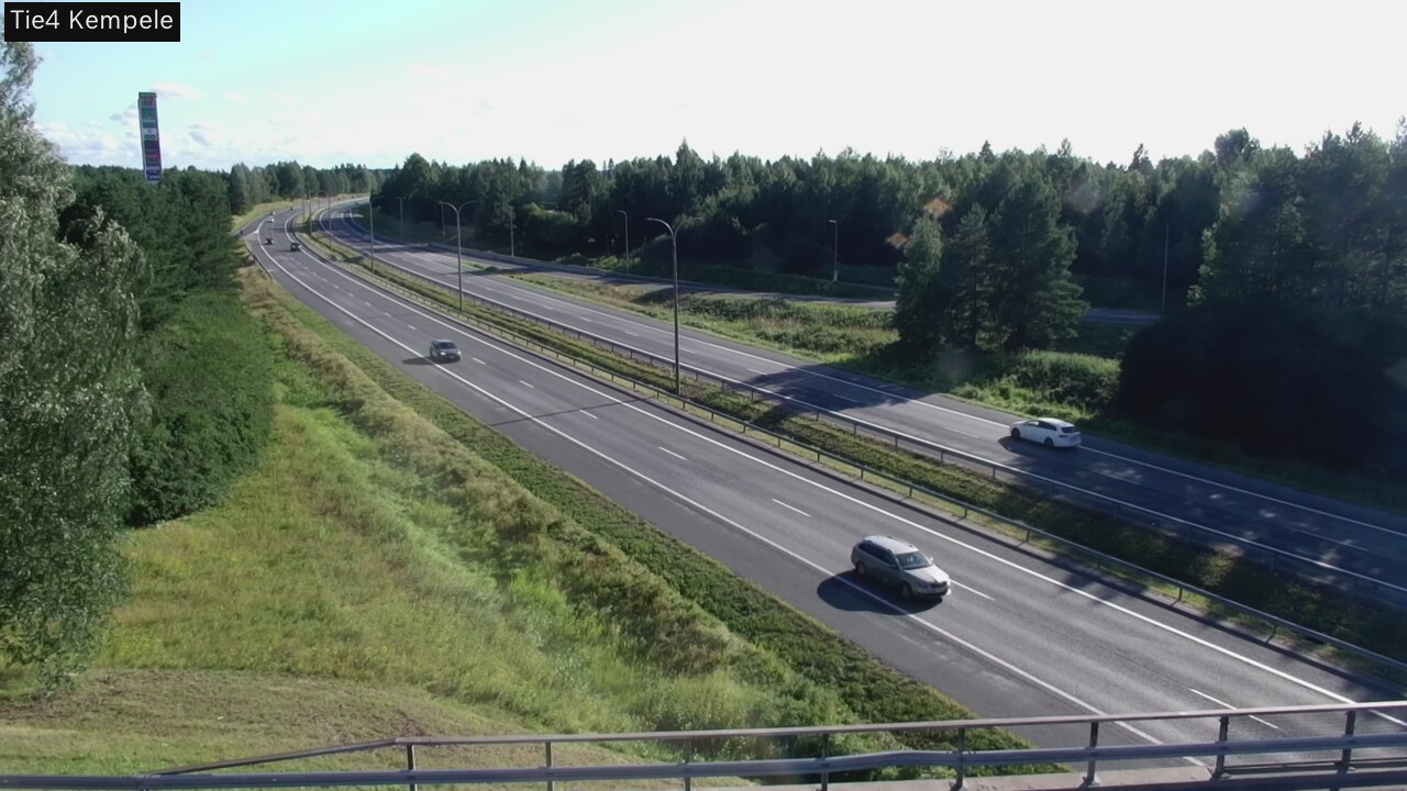 Weather Camera Image Väg 4 Kempele, Zeppelin, Kempele, Pohjois-Pohjanmaa