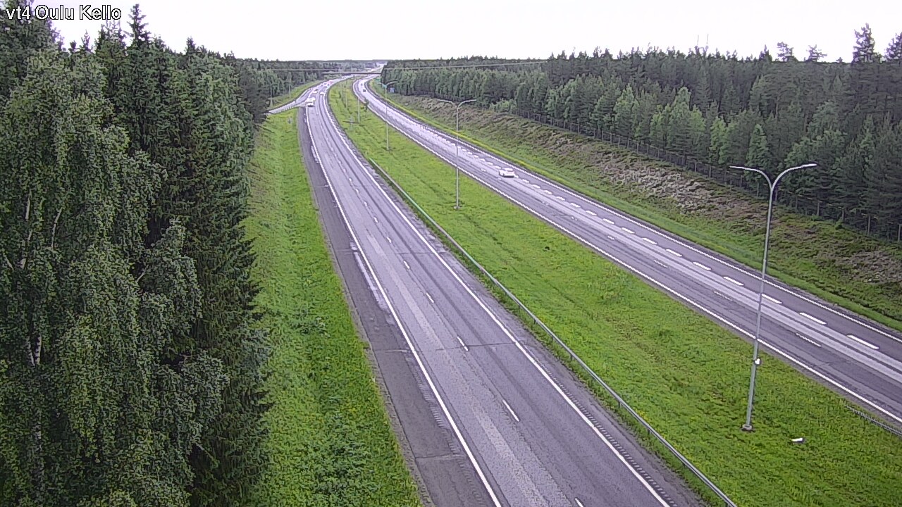 Weather Camera Image Road 4 Oulu, Kello, Oulu, Pohjois-Pohjanmaa