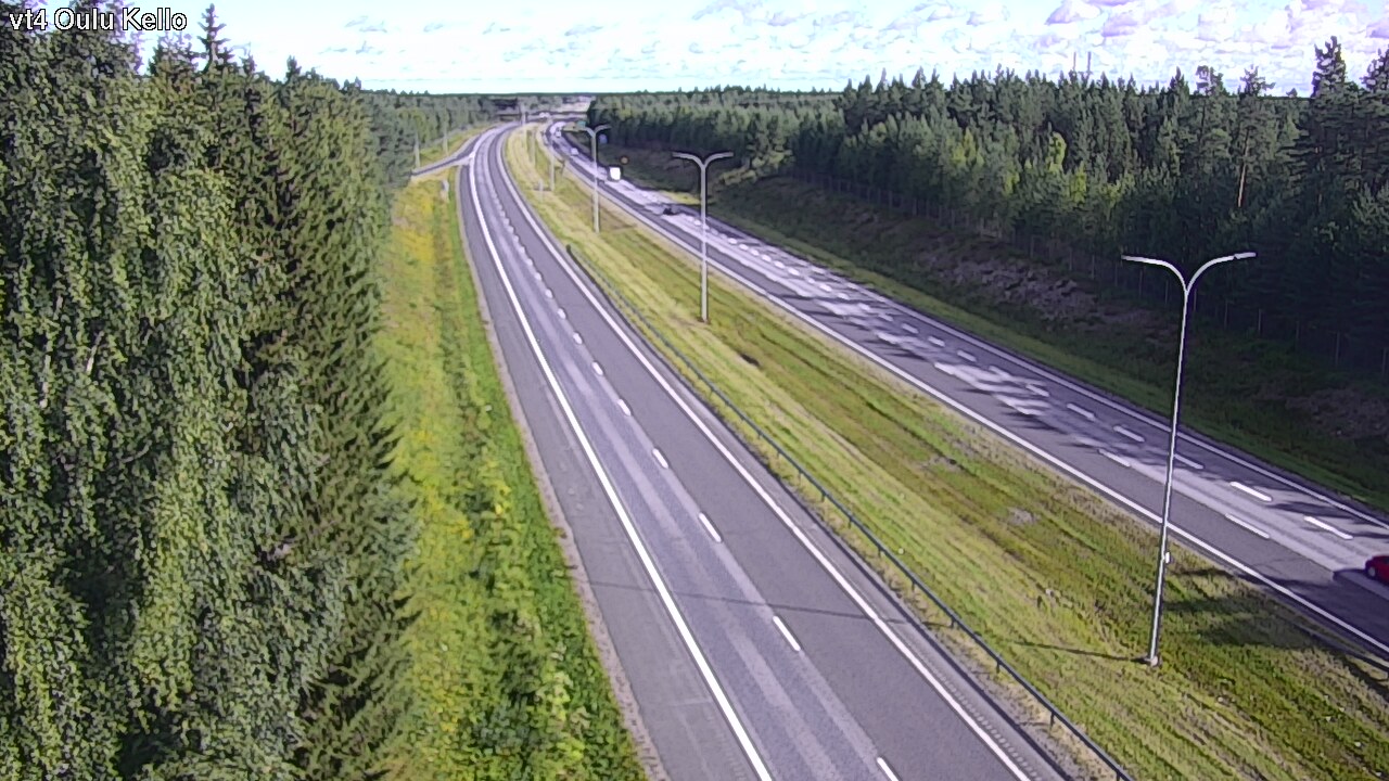 Weather Camera Image Road 4 Oulu, Kello, Oulu, Pohjois-Pohjanmaa