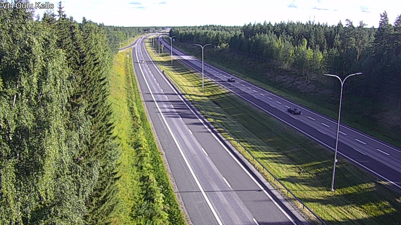 Weather Camera Image Road 4 Oulu, Kello, Oulu, Pohjois-Pohjanmaa