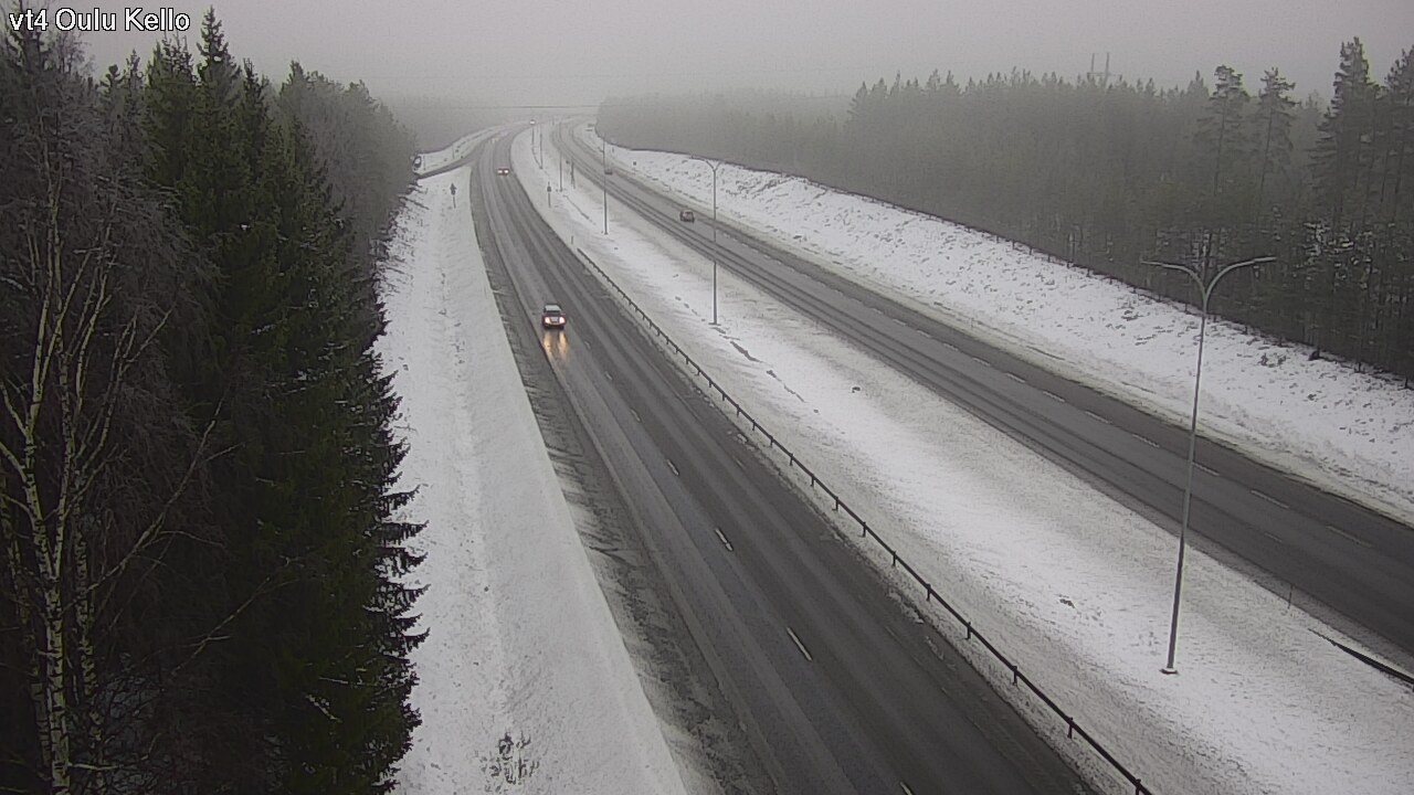 Weather Camera Image Väg 4 Uleåborg, Kello, Oulu, Pohjois-Pohjanmaa