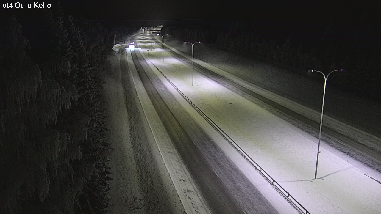 Weather Camera Image Road 4 Oulu, Kello, Oulu, Pohjois-Pohjanmaa