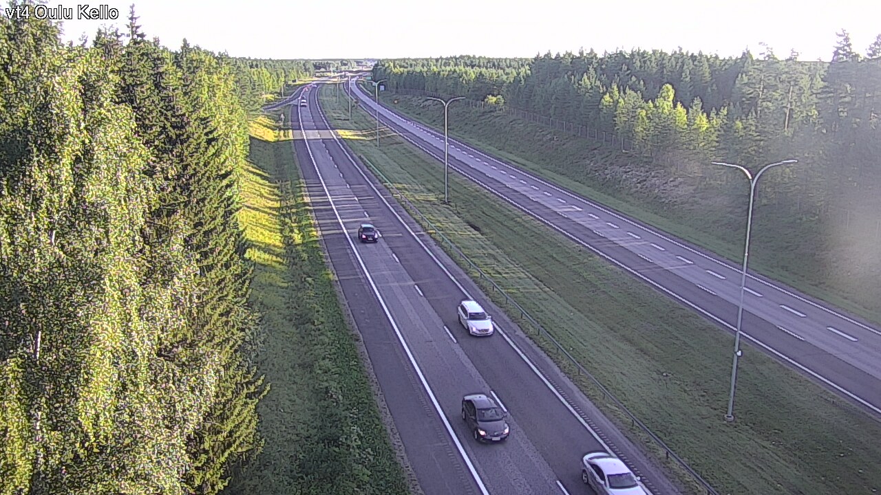 Weather Camera Image Road 4 Oulu, Kello, Oulu, Pohjois-Pohjanmaa