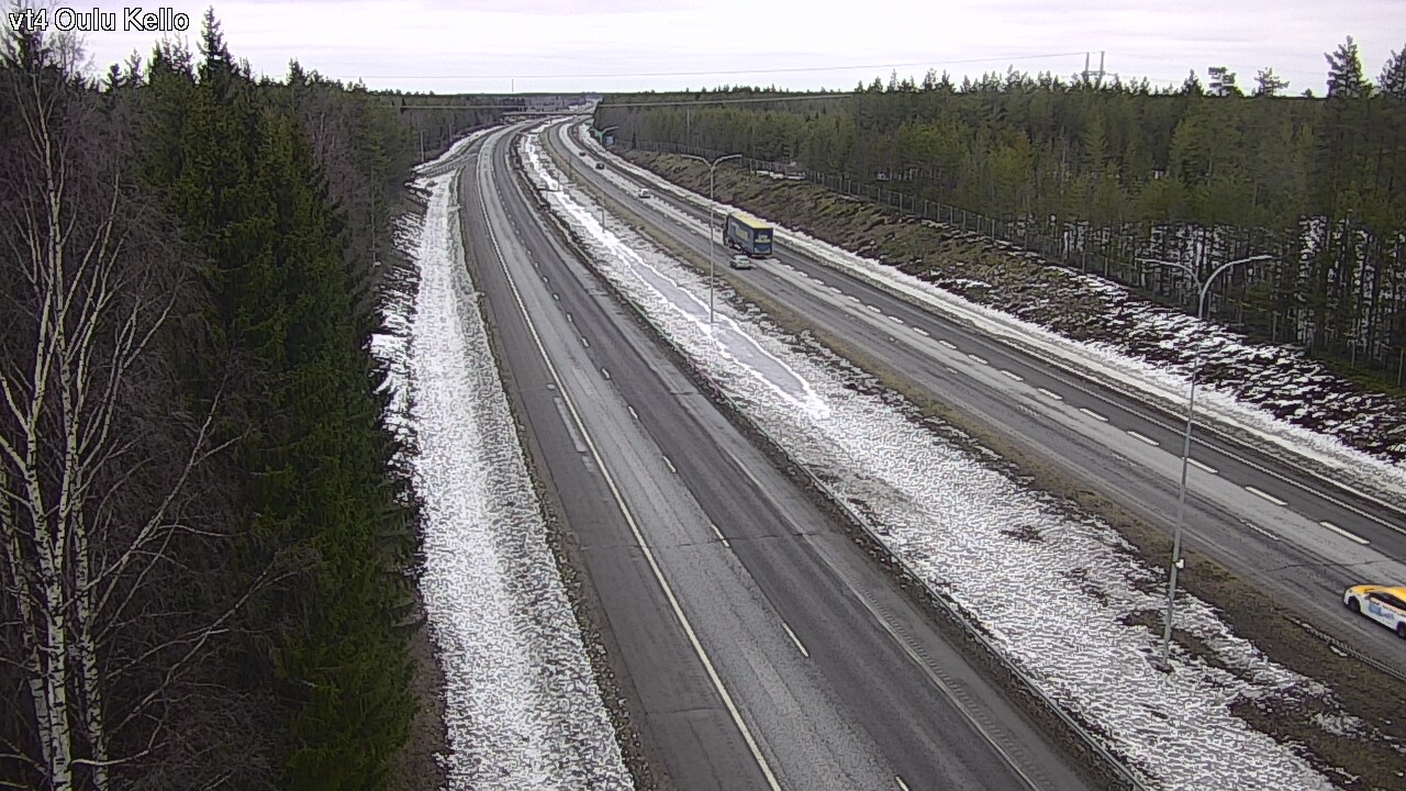 Weather Camera Image Road 4 Oulu, Kello, Oulu, Pohjois-Pohjanmaa