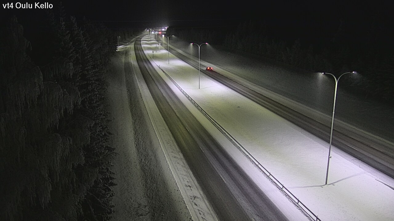 Weather Camera Image Väg 4 Uleåborg, Kello, Oulu, Pohjois-Pohjanmaa