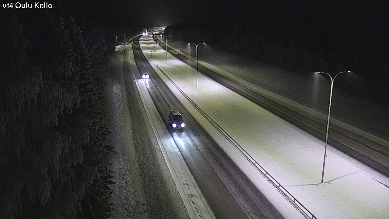 Weather Camera Image Väg 4 Uleåborg, Kello, Oulu, Pohjois-Pohjanmaa