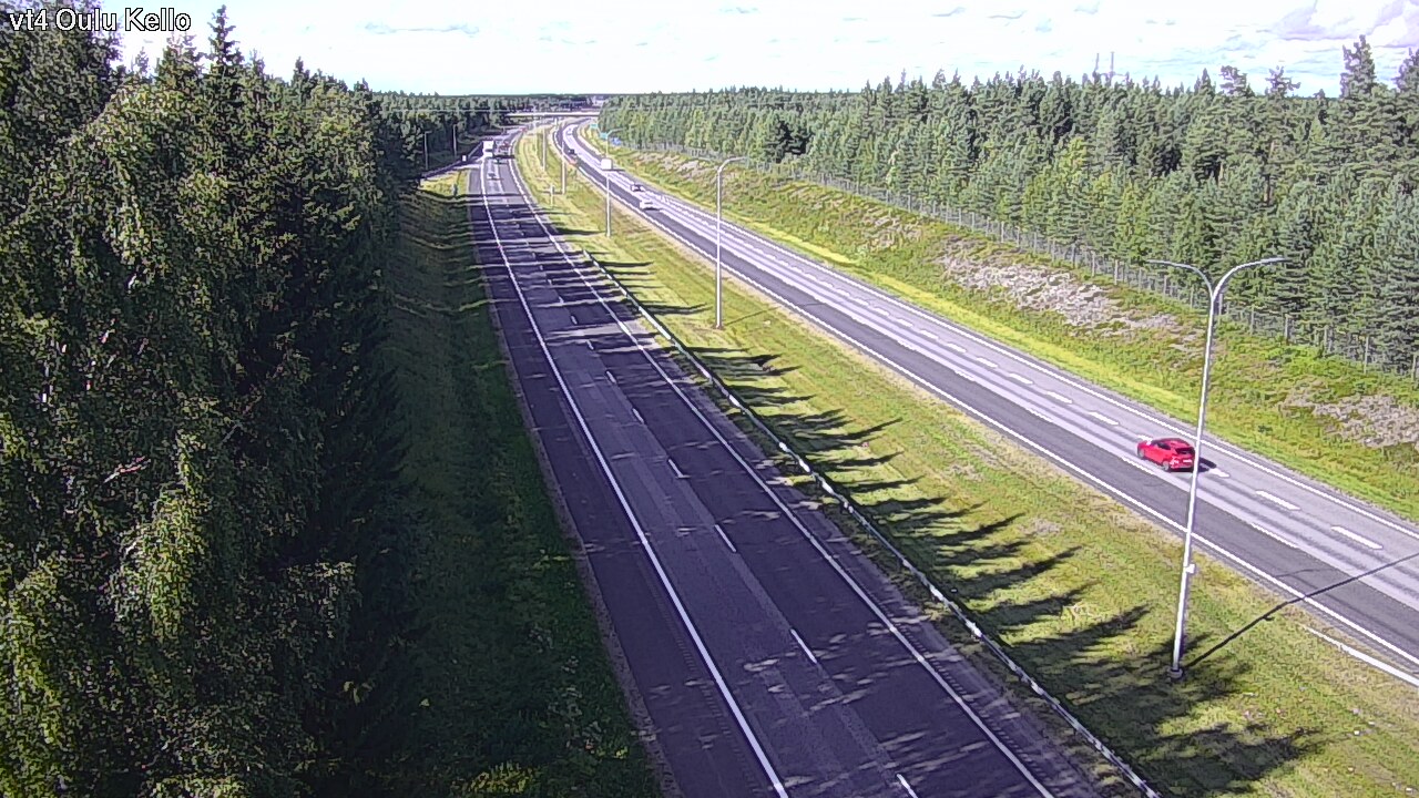 Kelikamerat Kuva Tie 4 Oulu, Kello, Oulu, Pohjois-Pohjanmaa