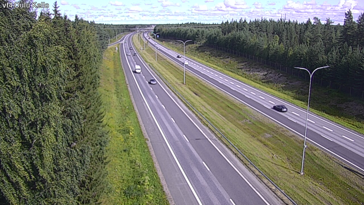 Weather Camera Image Road 4 Oulu, Kello, Oulu, Pohjois-Pohjanmaa