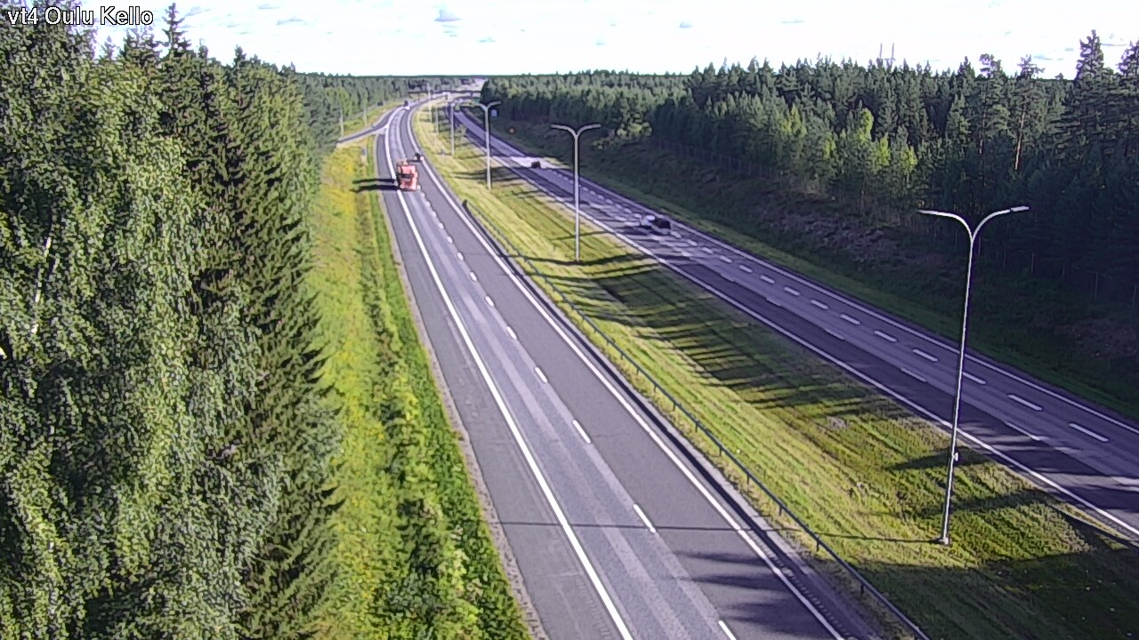 Weather Camera Image Road 4 Oulu, Kello, Oulu, Pohjois-Pohjanmaa
