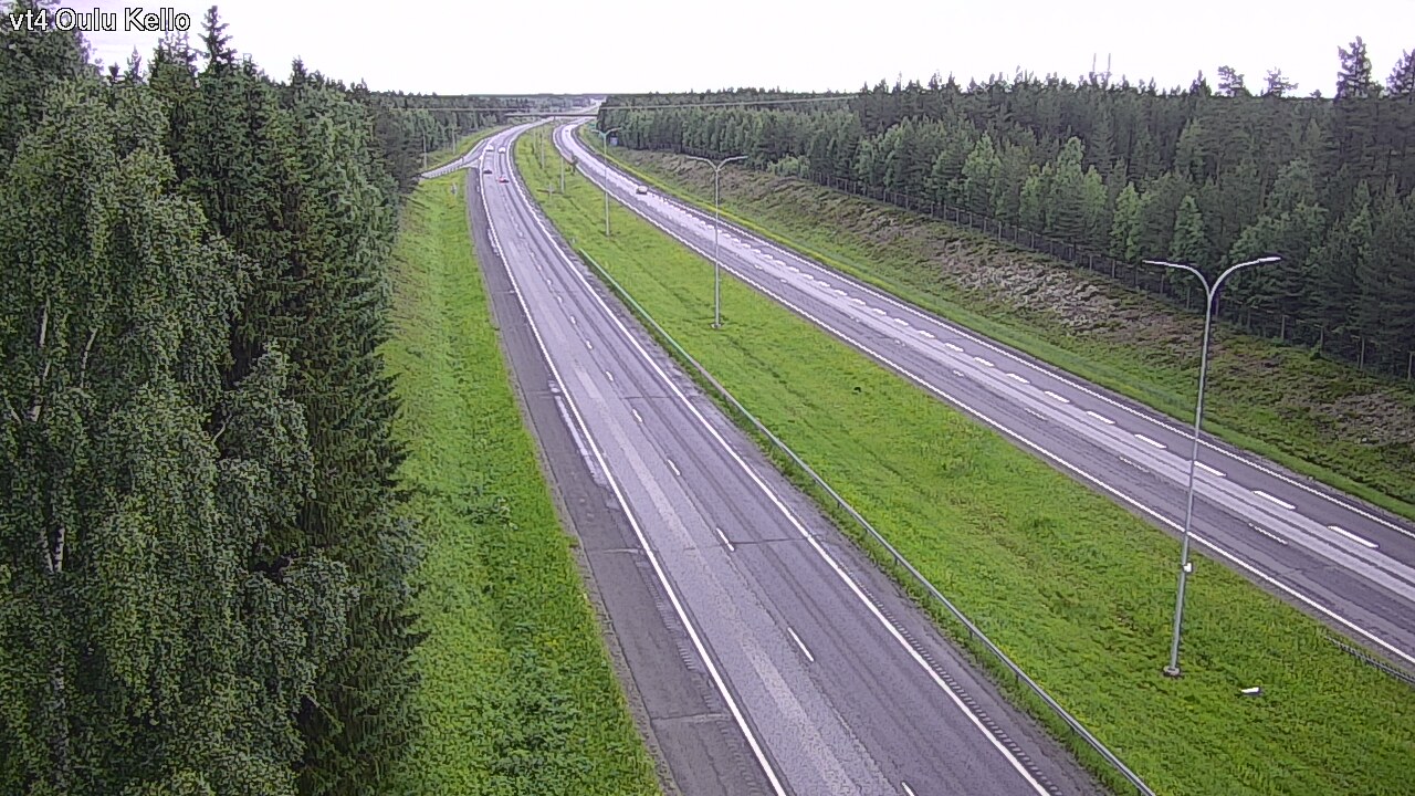 Weather Camera Image Road 4 Oulu, Kello, Oulu, Pohjois-Pohjanmaa