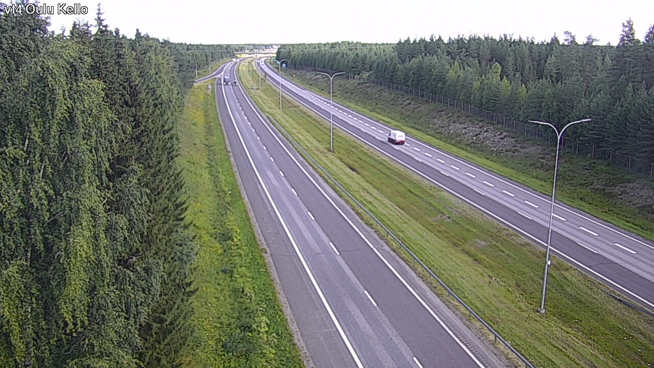 Weather Camera Image Road 4 Oulu, Kello, Oulu, Pohjois-Pohjanmaa