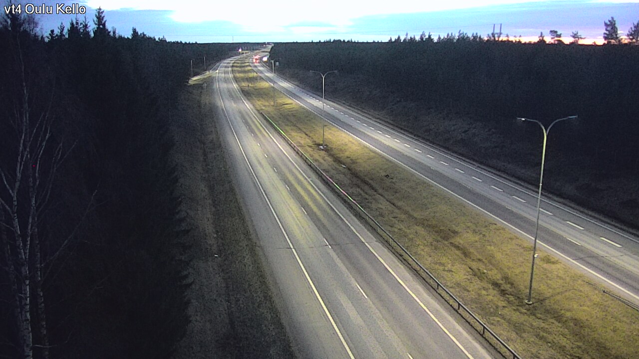 Weather Camera Image Road 4 Oulu, Kello, Oulu, Pohjois-Pohjanmaa