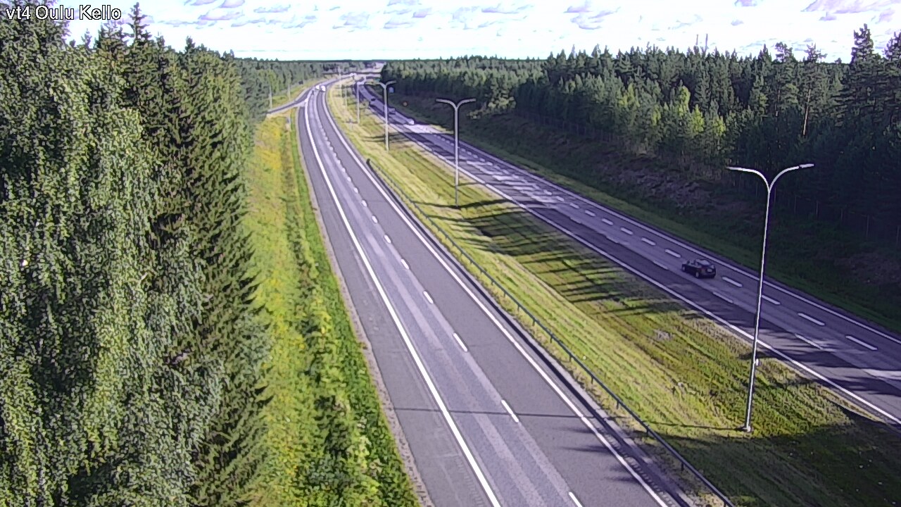 Weather Camera Image Road 4 Oulu, Kello, Oulu, Pohjois-Pohjanmaa
