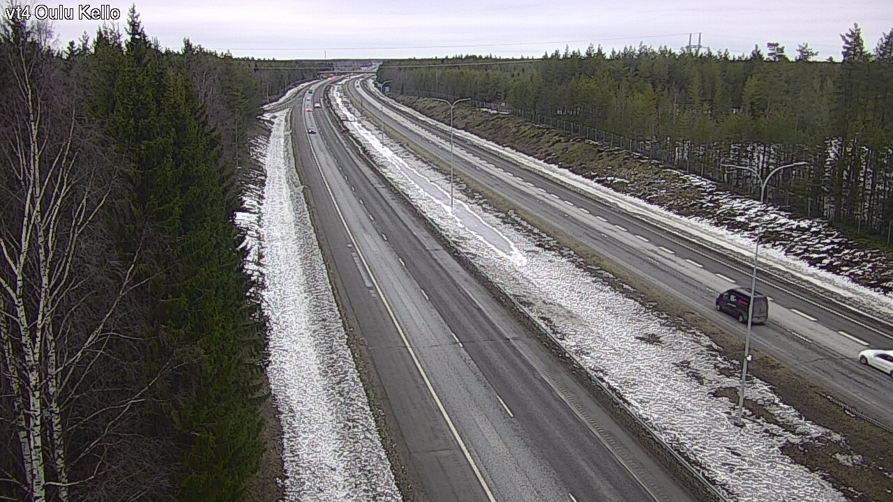 Weather Camera Image Road 4 Oulu, Kello, Oulu, Pohjois-Pohjanmaa