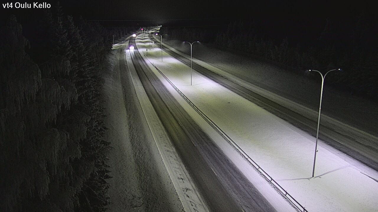 Weather Camera Image Road 4 Oulu, Kello, Oulu, Pohjois-Pohjanmaa