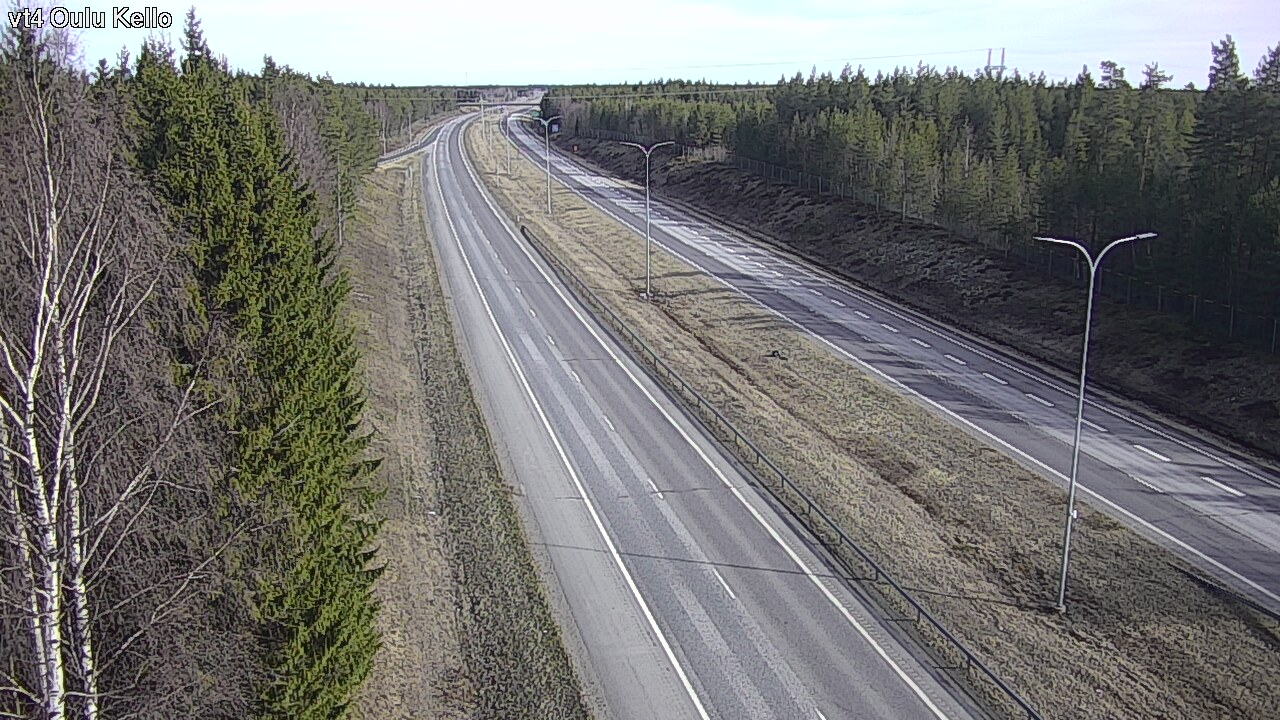 Kelikamerat Kuva Tie 4 Oulu, Kello, Oulu, Pohjois-Pohjanmaa