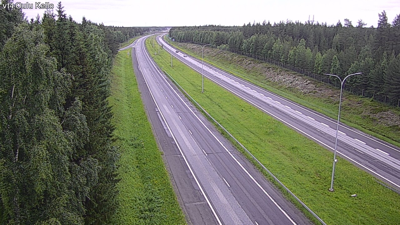 Weather Camera Image Road 4 Oulu, Kello, Oulu, Pohjois-Pohjanmaa