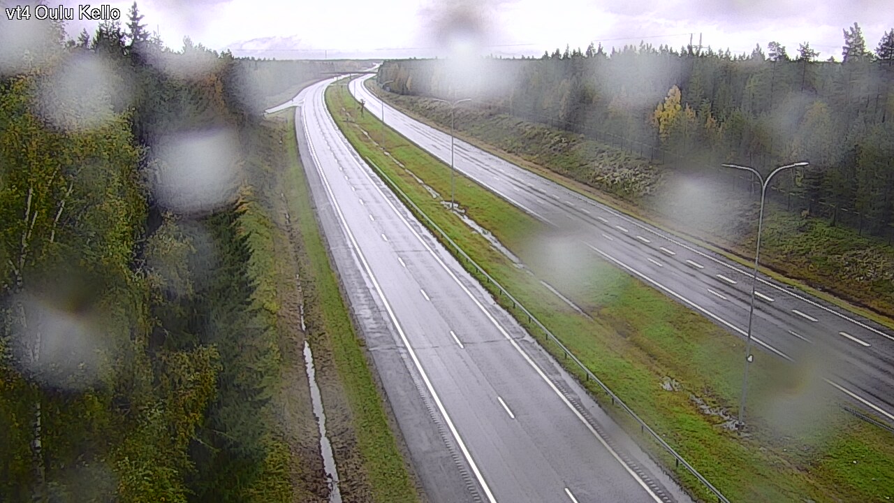Weather Camera Image Road 4 Oulu, Kello, Oulu, Pohjois-Pohjanmaa