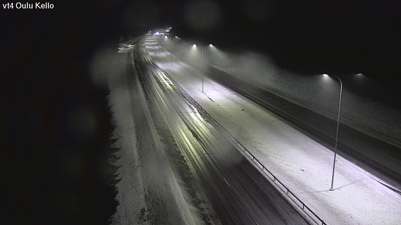Weather Camera Image Väg 4 Uleåborg, Kello, Oulu, Pohjois-Pohjanmaa