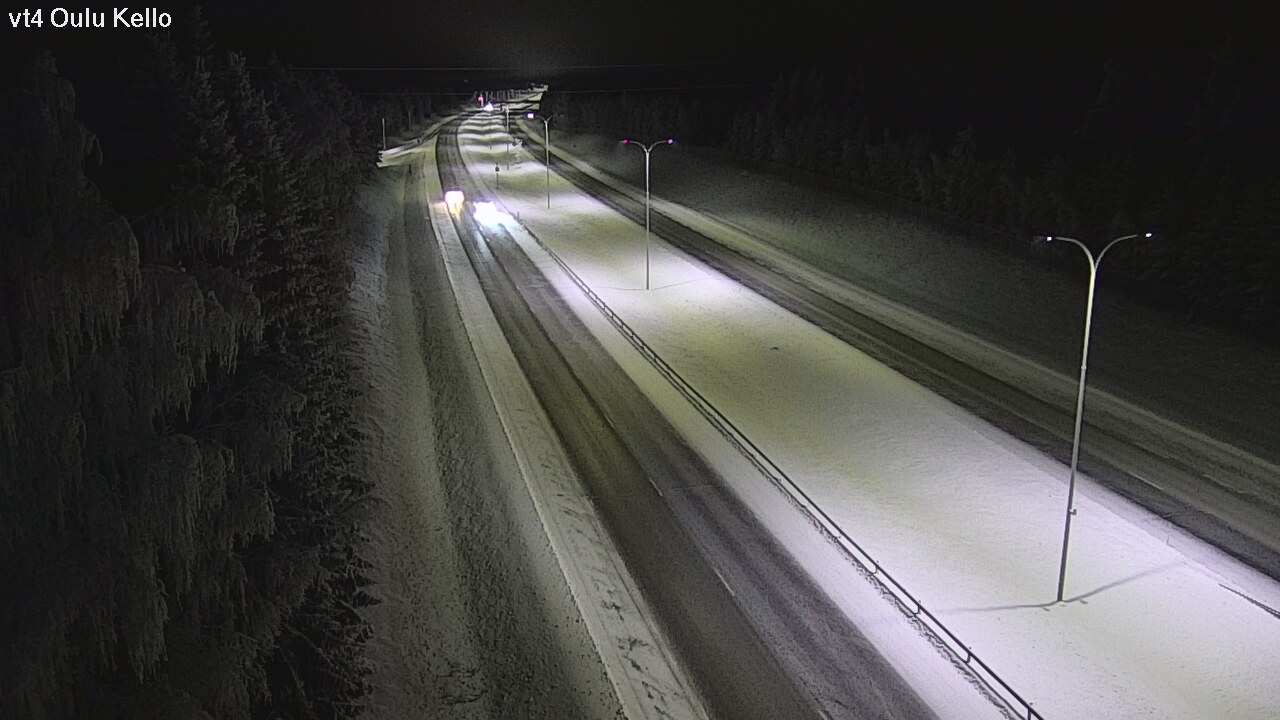 Weather Camera Image Road 4 Oulu, Kello, Oulu, Pohjois-Pohjanmaa