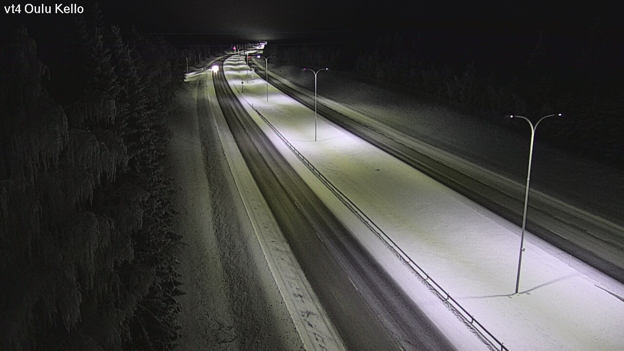 Weather Camera Image Väg 4 Uleåborg, Kello, Oulu, Pohjois-Pohjanmaa