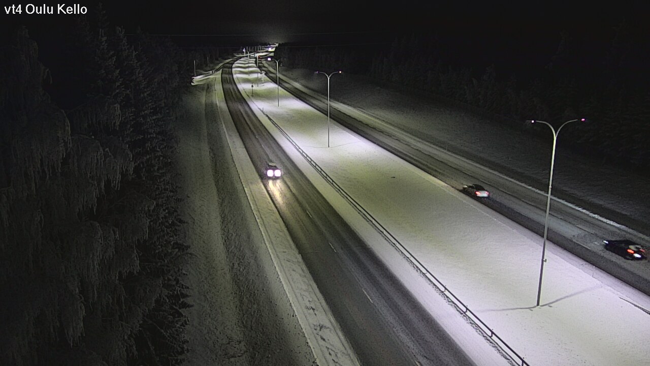 Weather Camera Image Väg 4 Uleåborg, Kello, Oulu, Pohjois-Pohjanmaa