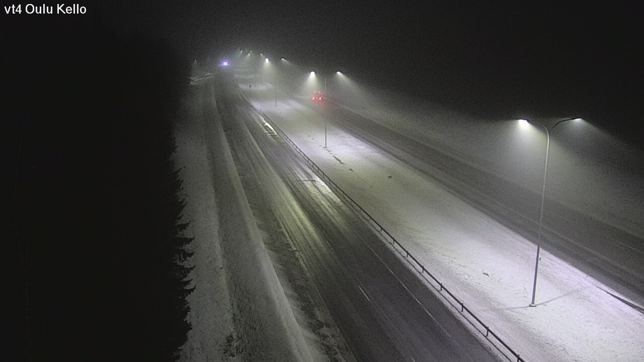 Weather Camera Image Väg 4 Uleåborg, Kello, Oulu, Pohjois-Pohjanmaa